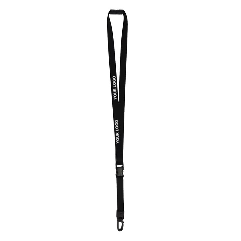 15mm Black Safety Breakaway Lanyards